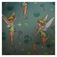 Thumbnail for Loungefly Peter Pan Tinker Bell Clover All-Over Print Tote Bag With Coin Bag Loungefly