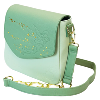 Thumbnail for Loungefly Peter Pan Tinker Bell Clover Crossbody Bag Loungefly