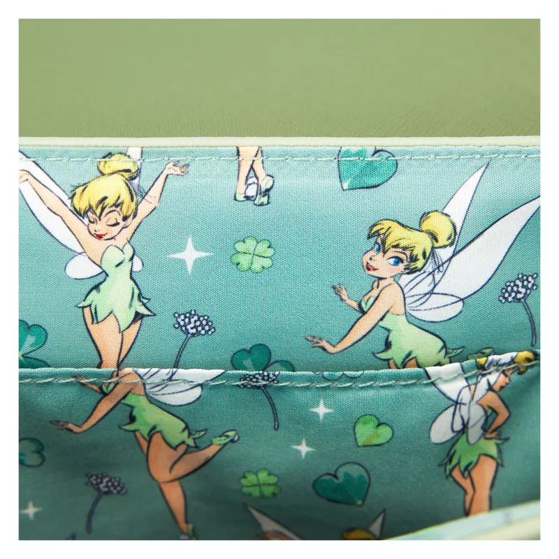 Loungefly Peter Pan Tinker Bell Clover Crossbody Bag Loungefly