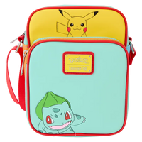 Thumbnail for Loungefly Pokémon Color Block Starters Crossbody Bag Loungefly