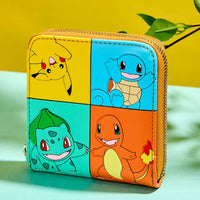 Thumbnail for Loungefly Pokémon Color Block Starters Zip Around Wallet Loungefly