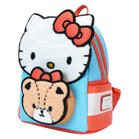 Thumbnail for Loungefly Sanrio Hello Kitty & Tiny Chum Bear Sherpa Mini Backpack Loungefly