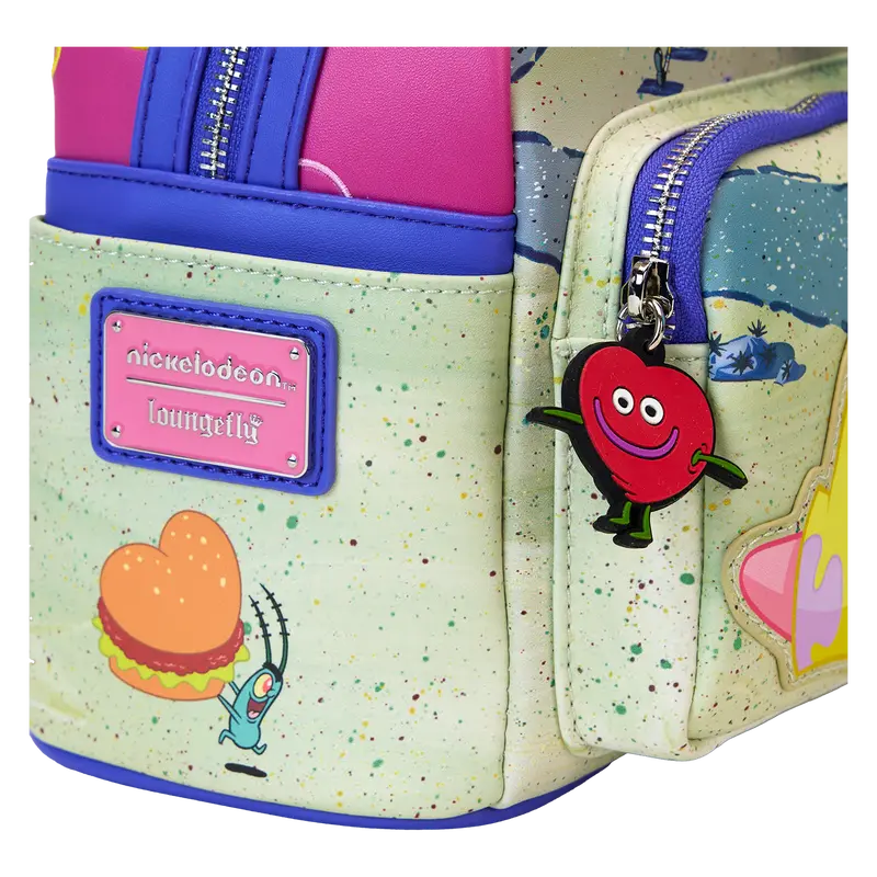 Loungefly SpongeBob SquarePants & Patrick Star Hearts Mini Backpack Loungefly