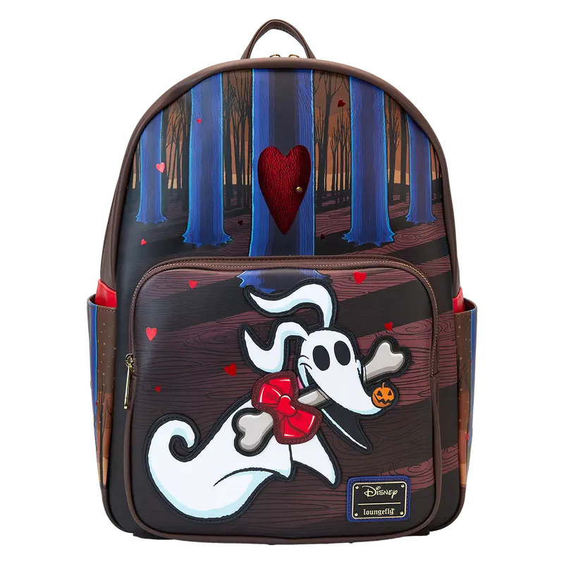 Loungefly The Nightmare Before Christmas Zero Holiday Doors Full-Size Backpack Loungefly