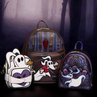 Thumbnail for Loungefly The Nightmare Before Christmas Zero Holiday Doors Full-Size Backpack Loungefly