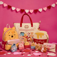 Thumbnail for Loungefly Winnie The Pooh & Piglet Love Letter Cosplay Mini Backpack Loungefly