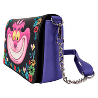 Thumbnail for Loungefly Disney Alice in Wonderland Cheshire Cat Shoulder Bag