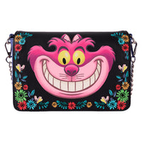 Thumbnail for Loungefly Disney Alice in Wonderland Cheshire Cat Shoulder Bag