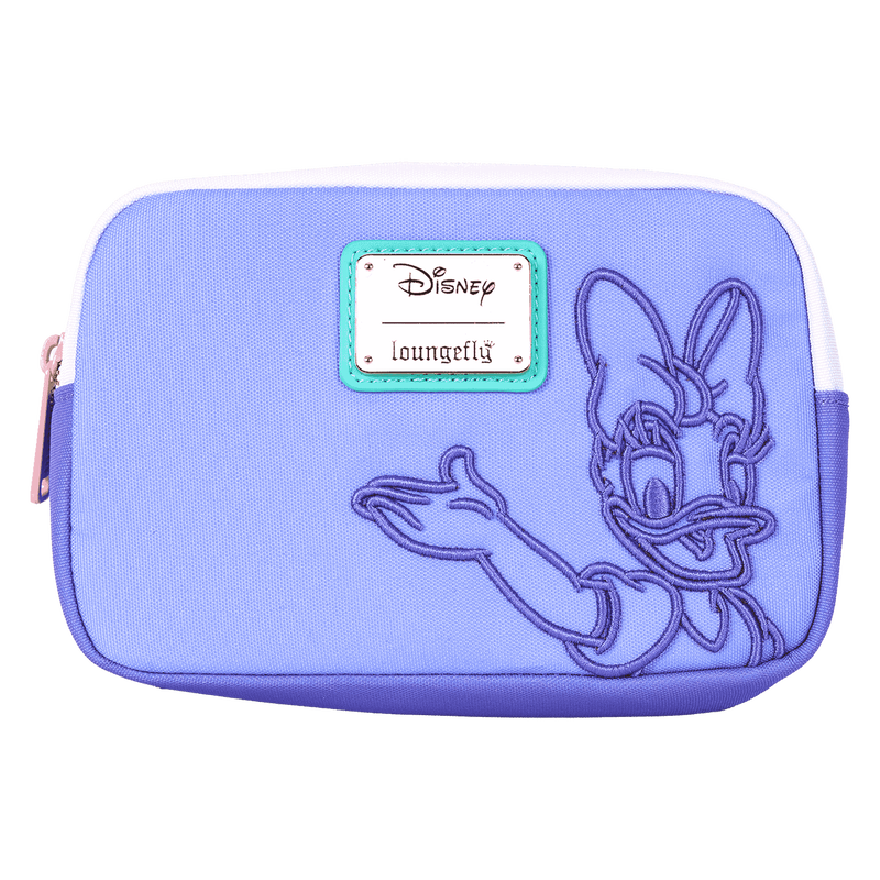 Loungefly Disney Daisy Duck 85th Anniversary Nylon Sling Crossbody Bag with Coin Bag