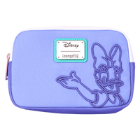 Thumbnail for Loungefly Disney Daisy Duck 85th Anniversary Nylon Sling Crossbody Bag with Coin Bag