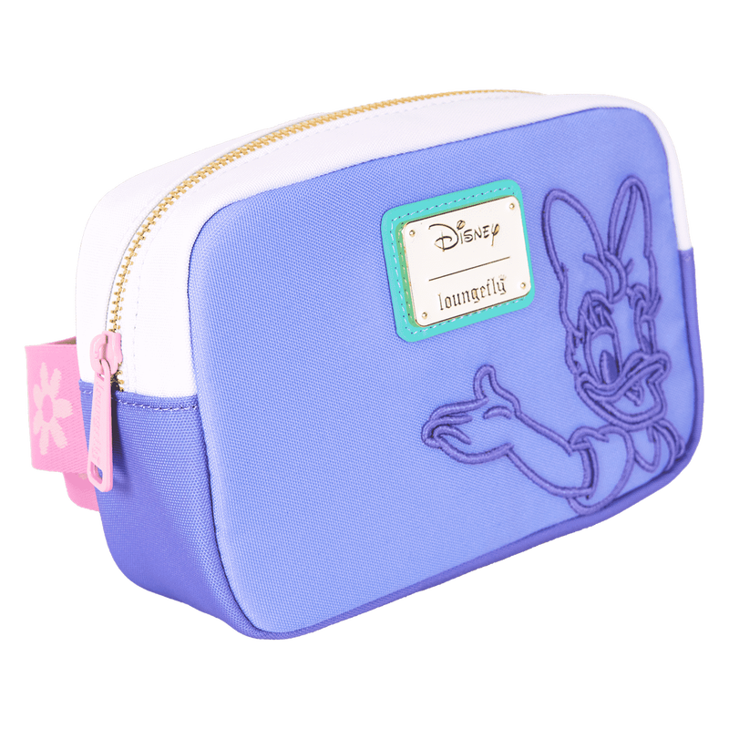 Loungefly Disney Daisy Duck 85th Anniversary Nylon Sling Crossbody Bag with Coin Bag