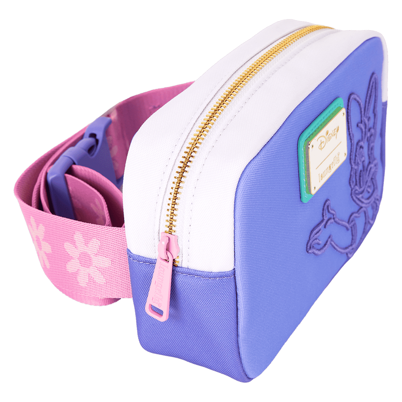 Loungefly Disney Daisy Duck 85th Anniversary Nylon Sling Crossbody Bag with Coin Bag