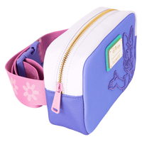 Thumbnail for Loungefly Disney Daisy Duck 85th Anniversary Nylon Sling Crossbody Bag with Coin Bag