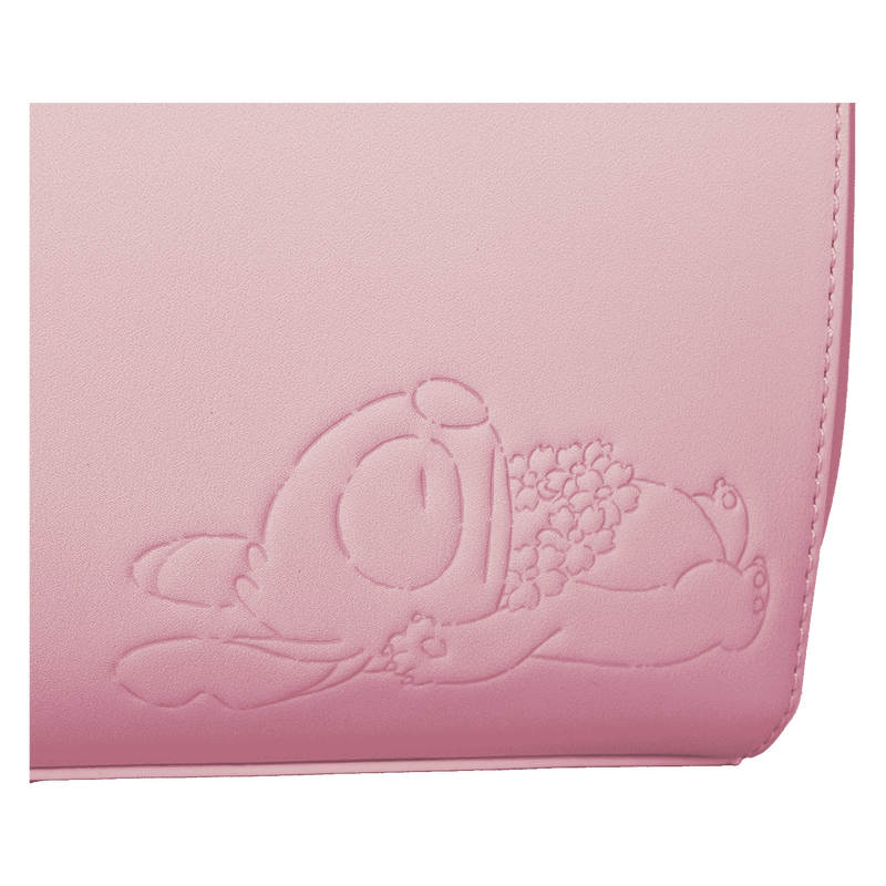 Loungefly Disney Stitch & Angel Cherry Blossom Heart Crossbody Bag