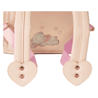Thumbnail for Loungefly Disney Stitch & Angel Cherry Blossom Heart Mini Backpack