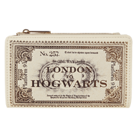 Thumbnail for Loungefly Harry Potter Hogwarts Express Ticket Bifold Wallet
