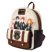 Thumbnail for Loungefly Harry Potter Hogwarts Flap Pocket Mini Backpack