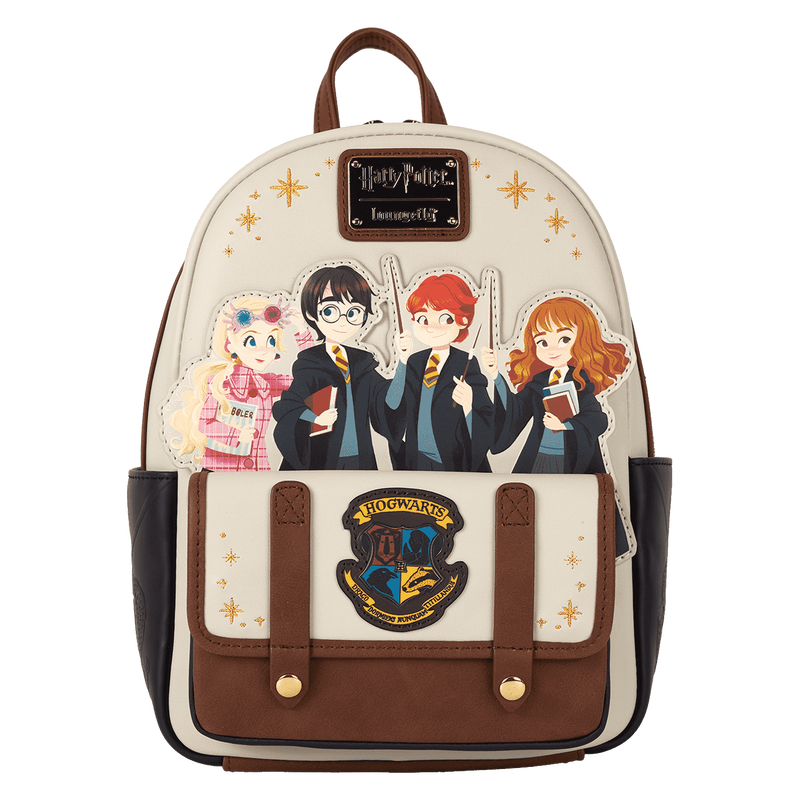 Loungefly Harry Potter Hogwarts Flap Pocket Mini Backpack