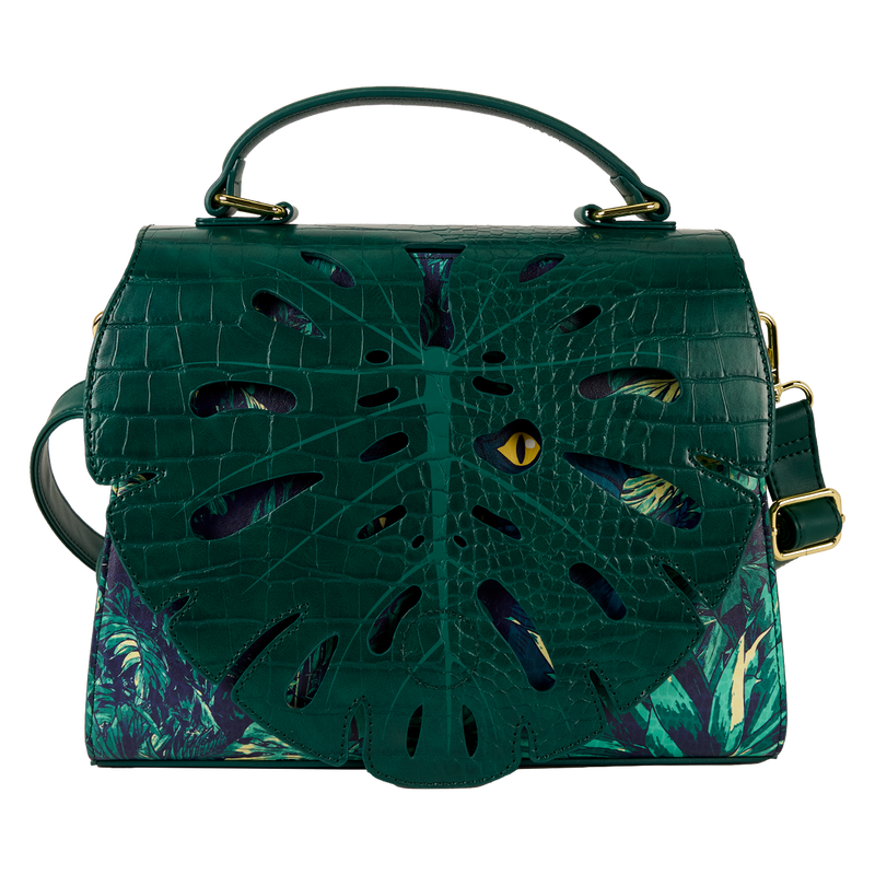 Loungefly Jurassic World Jungle Velociraptor Glow Crossbody Bag