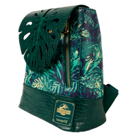 Thumbnail for Loungefly Jurassic World Jungle Velociraptor Glow Drawstring Mini Backpack