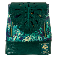 Thumbnail for Loungefly Jurassic World Jungle Velociraptor Glow Drawstring Mini Backpack