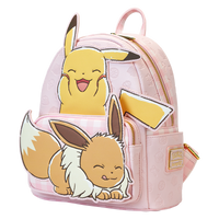 Thumbnail for Loungefly Pokémon Café Pikachu & Eevee Mini Backpack
