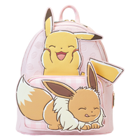 Thumbnail for Loungefly Pokémon Café Pikachu & Eevee Mini Backpack