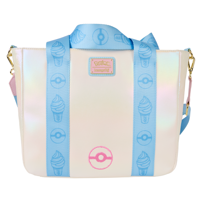 Loungefly Pokémon Iridescent Pikachu Tote Crossbody Bag with Coin Bag