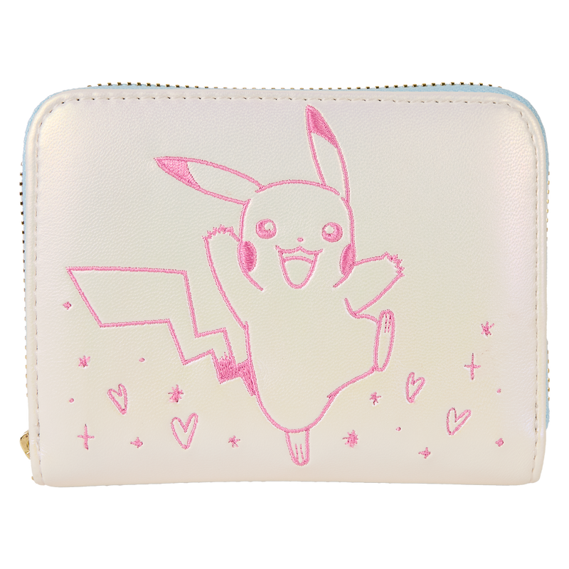 Loungefly Pokémon Iridescent Pikachu Zip Around Wallet