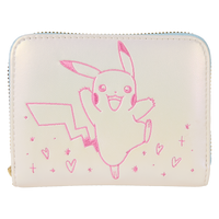 Thumbnail for Loungefly Pokémon Iridescent Pikachu Zip Around Wallet