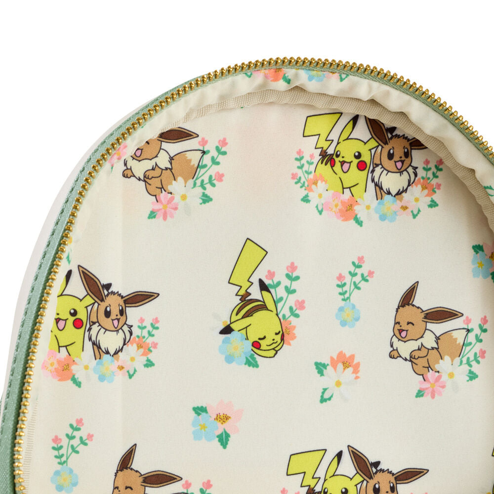 Loungefly Pokemon Pikachu & Eevee Floral Backpack