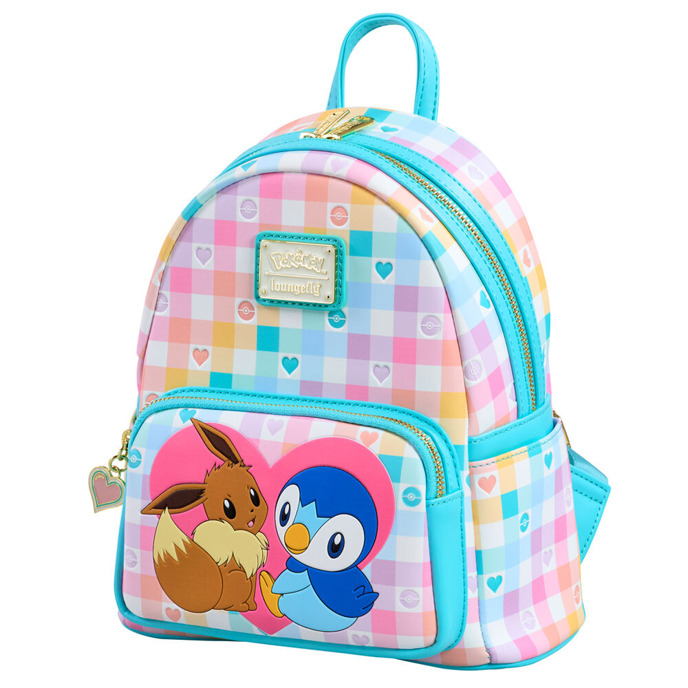 Loungefly Pokemon Piplup and Eevee Friends Backpack