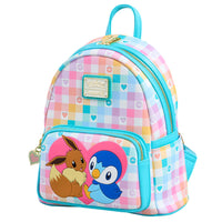 Thumbnail for Loungefly Pokemon Piplup and Eevee Friends Backpack