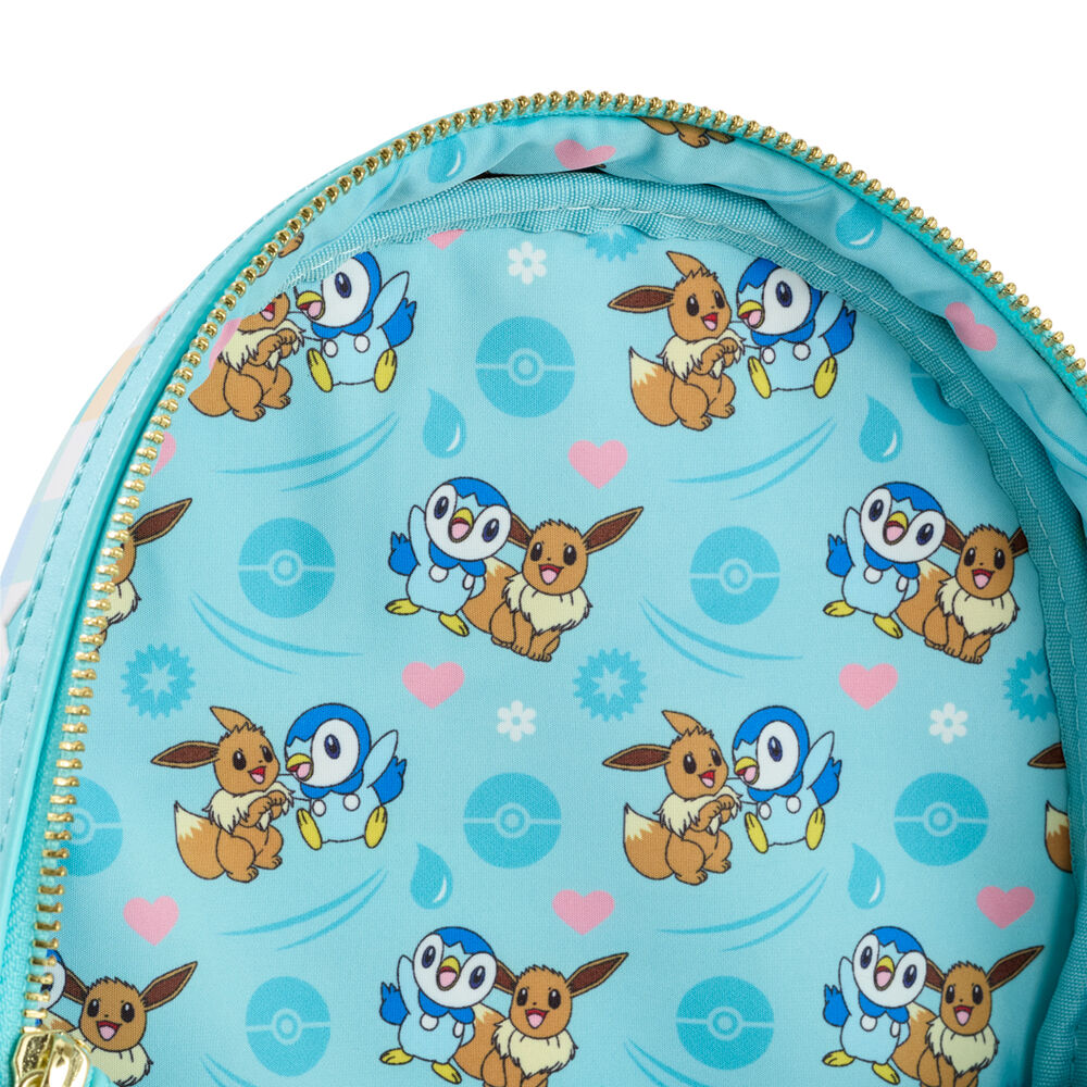 Loungefly Pokemon Piplup and Eevee Friends Backpack