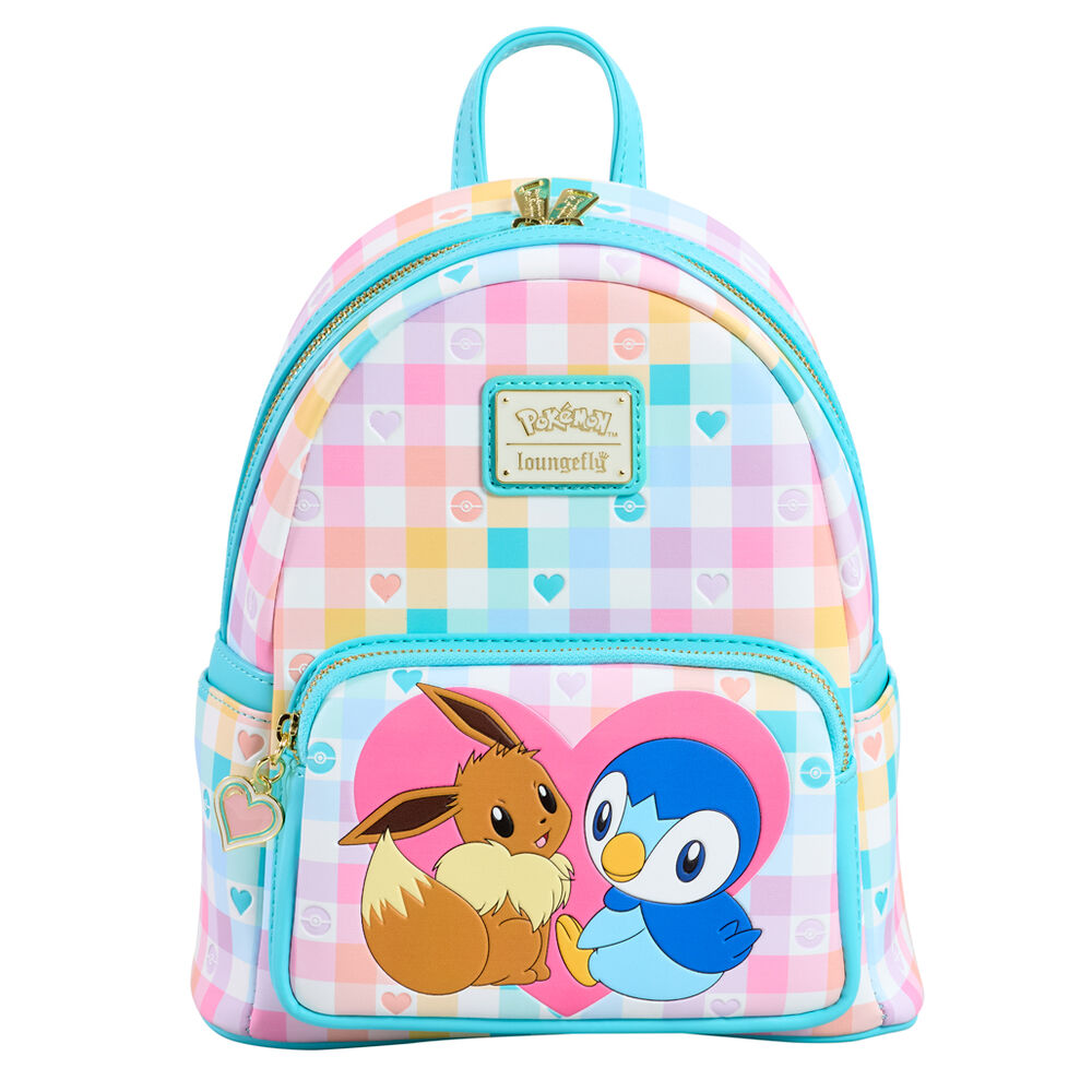 Loungefly Pokemon Piplup and Eevee Friends Backpack