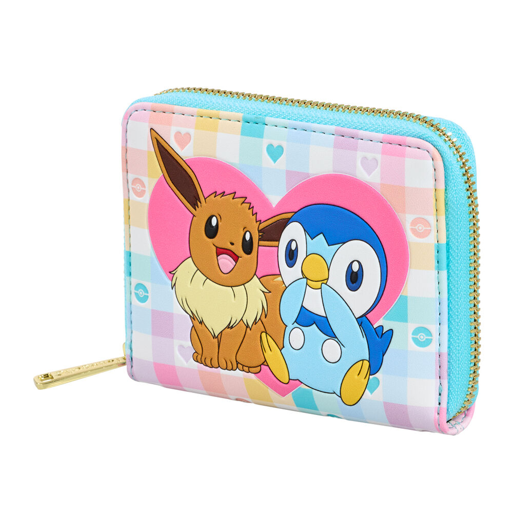 Loungefly Pokemon Piplup and Eevee Friends Wallet
