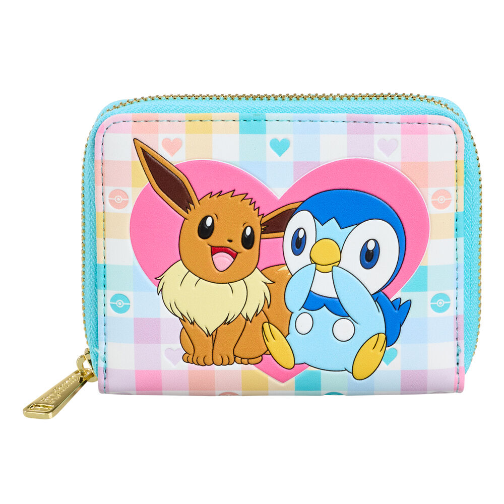 Loungefly Pokemon Piplup and Eevee Friends Wallet