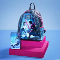 Thumbnail for Loungefly Star Wars: The Force Awakens Rey & Kylo Ren Light Up Mini Backpack