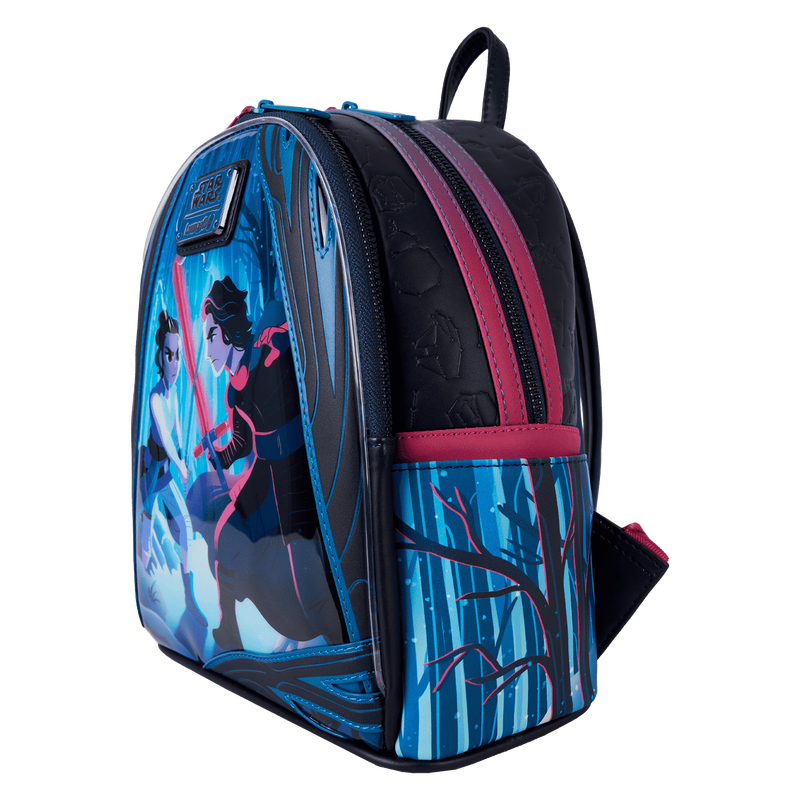 Loungefly Star Wars: The Force Awakens Rey & Kylo Ren Light Up Mini Backpack