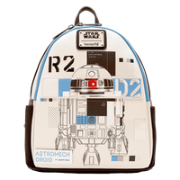 Thumbnail for Loungefly Star Wars: The Power of the Force R2-D2 Astromech Droid Light Up Mini Backpack