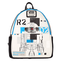 Thumbnail for Loungefly Star Wars: The Power of the Force R2-D2 Astromech Droid Light Up Mini Backpack