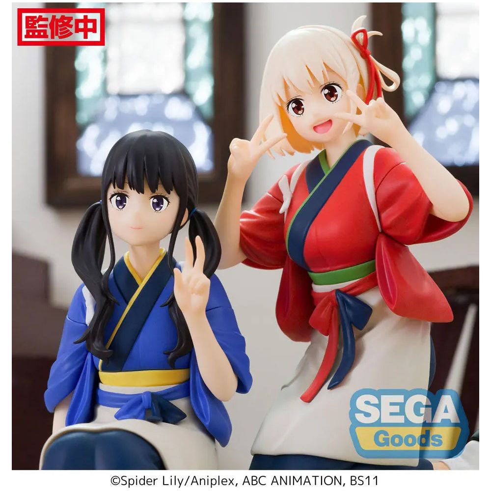 Lycoris Recoil PM Perching PVC Statue Chisato Nishikigi 14 cm Sega Goods