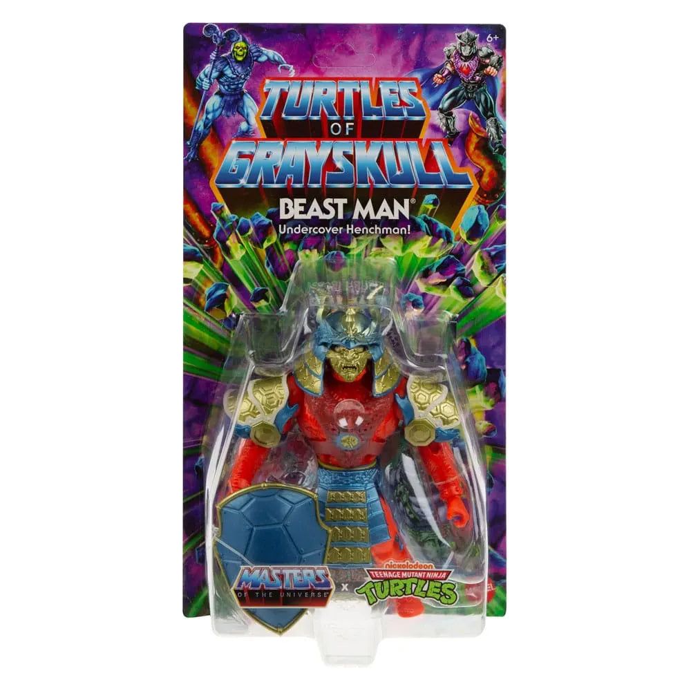MOTU x TMNT: Turtles of Grayskull Action Figure Beast Man 14 cm Masters of the Universe