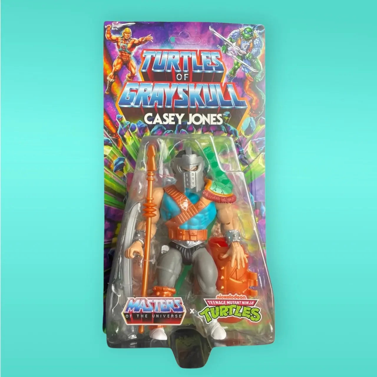 MOTU x TMNT: Turtles of Grayskull Action Figure Casey Jones 14 cm Masters of the Universe