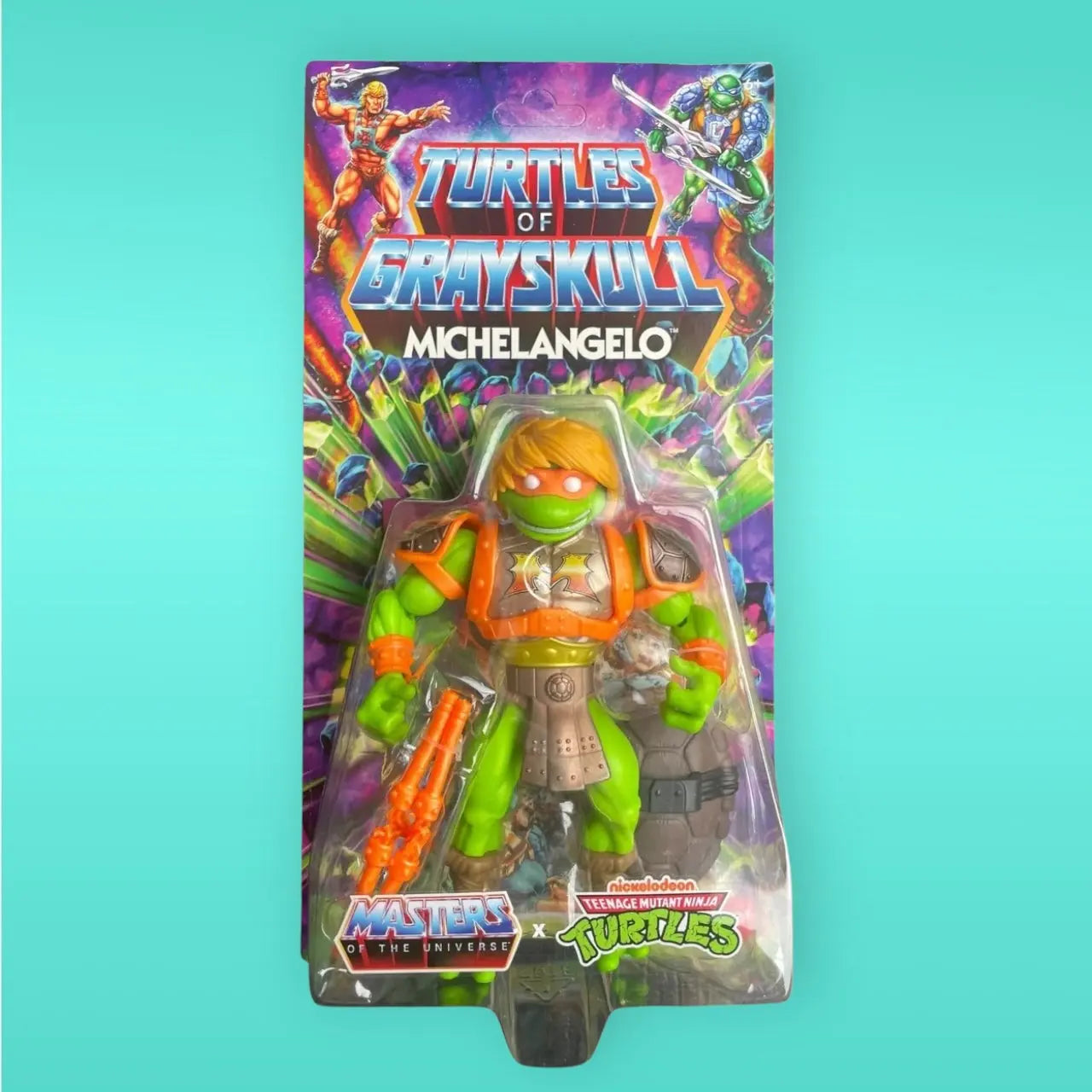 MOTU x TMNT: Turtles of Grayskull Action Figure Michelangelo 14 cm Masters of the Universe