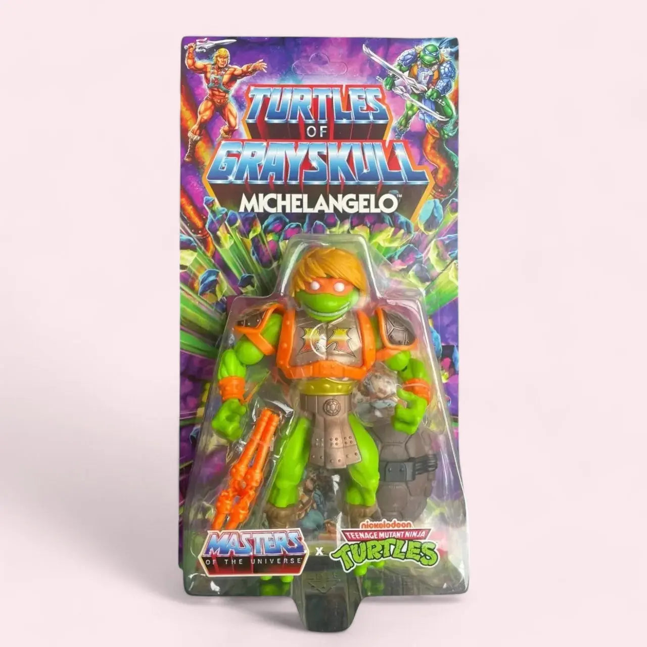 MOTU x TMNT: Turtles of Grayskull Action Figure Michelangelo 14 cm Masters of the Universe