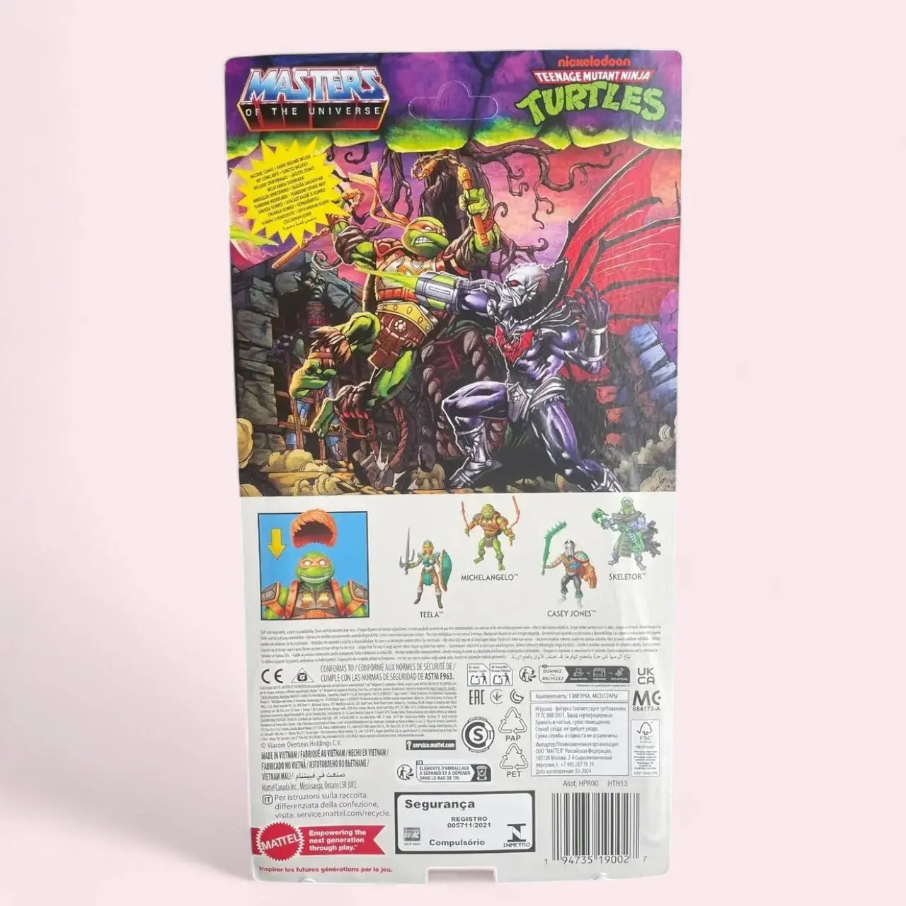 MOTU x TMNT: Turtles of Grayskull Action Figure Michelangelo 14 cm Masters of the Universe