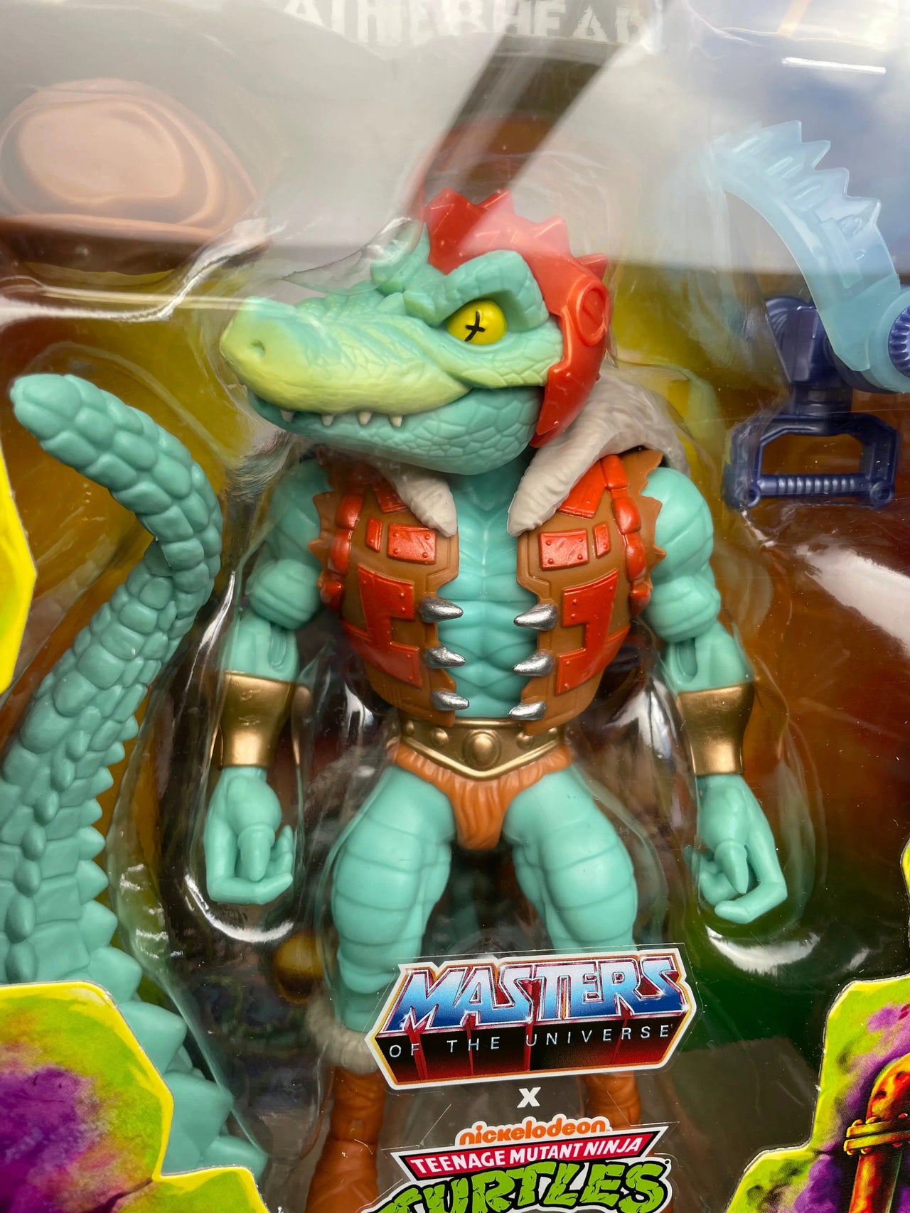 MOTU x TMNT: Turtles of Grayskull Deluxe Action Figure Leatherhead 14 cm Masters of the Universe