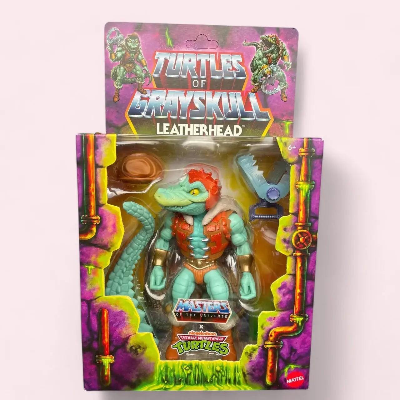 MOTU x TMNT: Turtles of Grayskull Deluxe Action Figure Leatherhead 14 cm Masters of the Universe