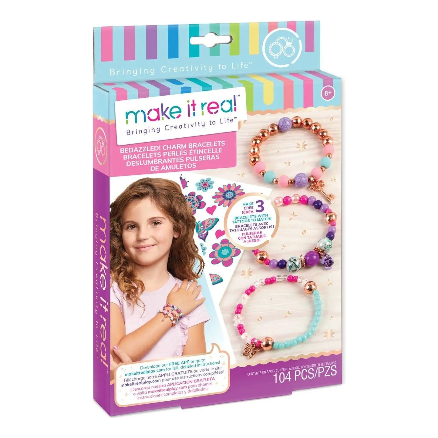 Make It Real Bedazzled! Charm Bracelets Blooming Creativity Make It Real